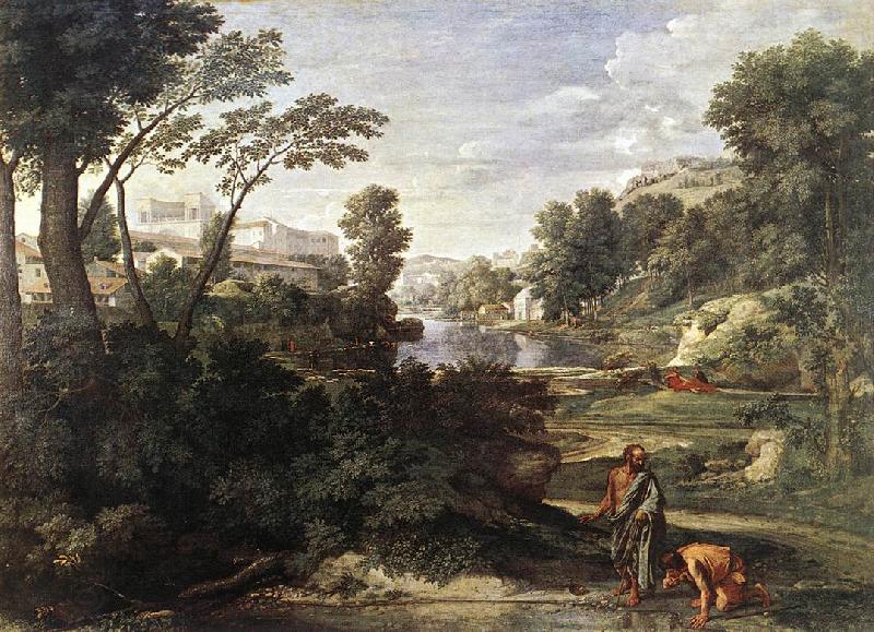 Nicolas Poussin Landscape with Diogenes China oil painting art